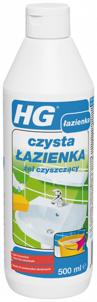 Środek do czyszczenia HG czysta łazienka żel 