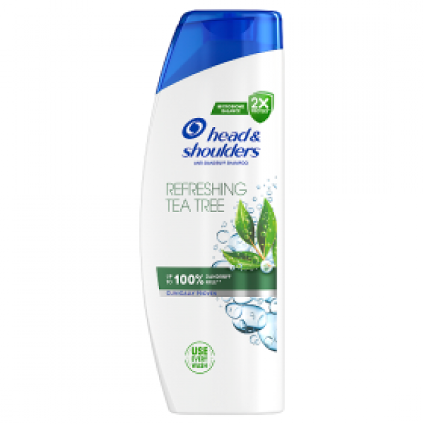Head & Shoulders Refreshing Tea Tree Szampon przeciwłupieżowy 400 ml