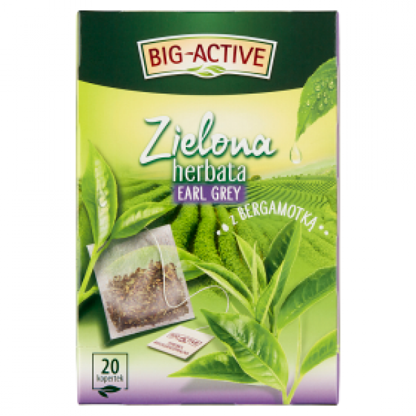 Big-Active - Herbata Zielona Earl Grey (20tb x 1,5g)