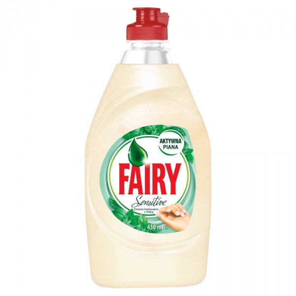 Fairy płyn do mycia naczyń Sensitive Teatree&amp;Mint 450 ml