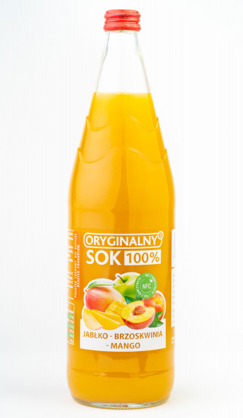 Sok oryginalna spiżarnia jabłko brzoskwinia mango 1l 