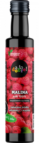 Sok 100% A To Dobre malinowy 250ml 