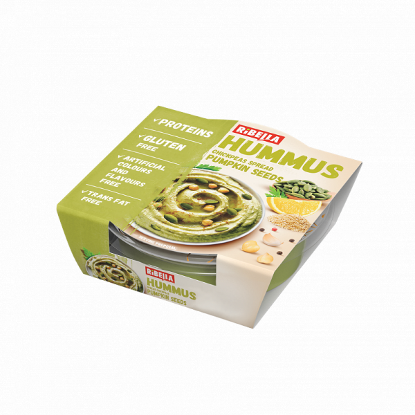 Hummus Ribella z pestkami dyni 