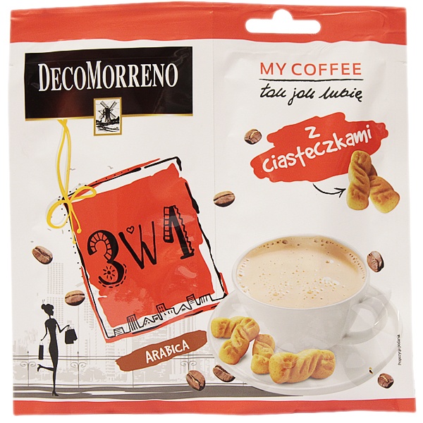 Decomorreno my coffee 3w1 z ciasteczkami 