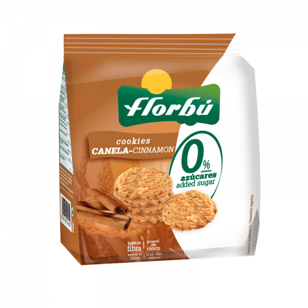 Wafle Florbu bez cukru z cynamonem 