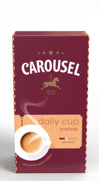 Kawa mielona Carousel daily cup crema 