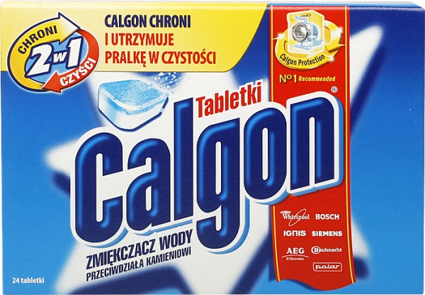 Tabletki Calgon 2w1 ActiClean zmiękczacz wody 