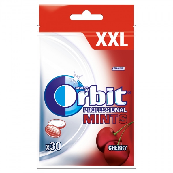 Orbit Professional Mints Cherry XXL 30 sztuk/30g