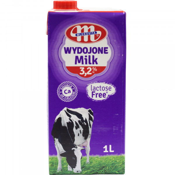 Mleko wydojone bez laktozy 3,2% 