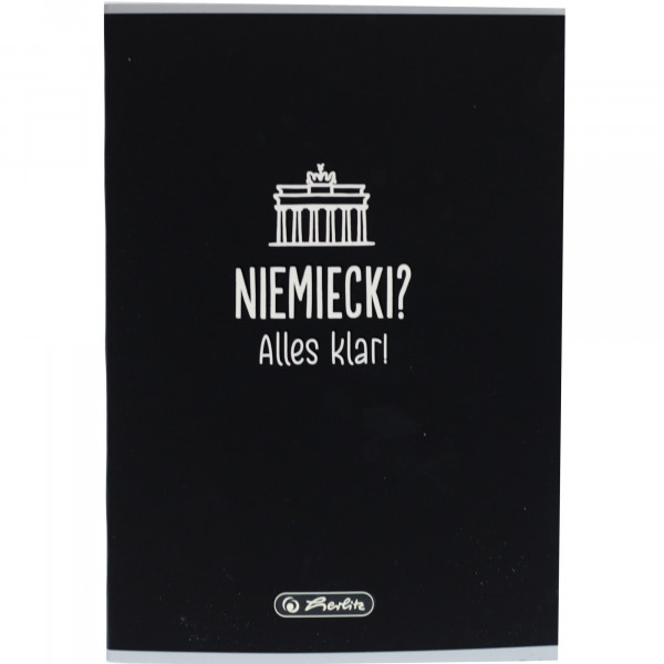 Zeszyt Herlitz przed. niemiecki A5 60k kratka z marginesem