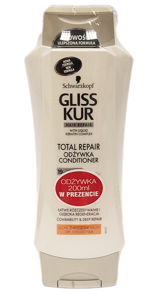 Gliss kur zestaw szampon repair + odzywka 