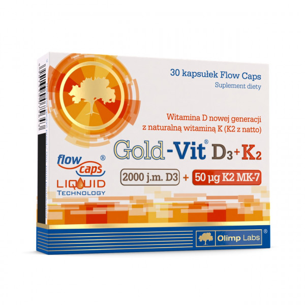 Gold-Vit® D3+K2 2000 IU 30 kaps