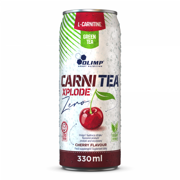 Napój gaz olimp carni tea xplode zero smak wiśniowy 