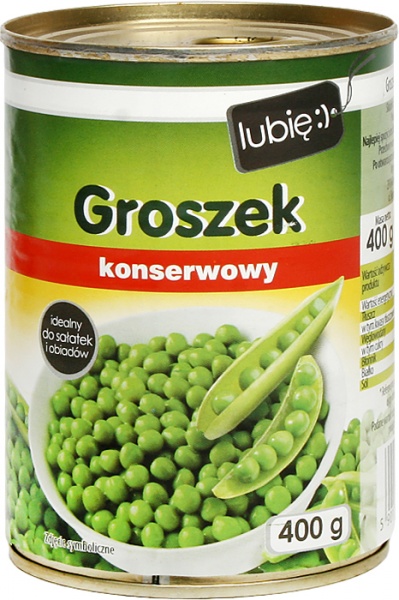 Groszek konserwowy lubię:) 