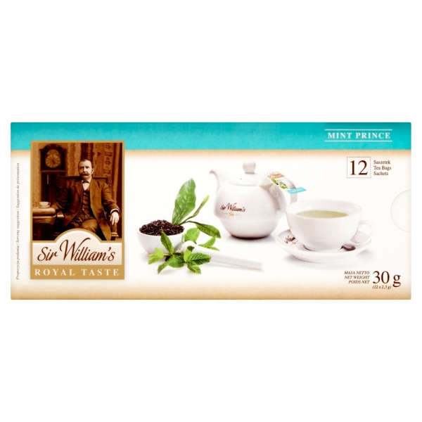 Herbata Sir Williams Royal Taste Mint Prince 12 szt 30g