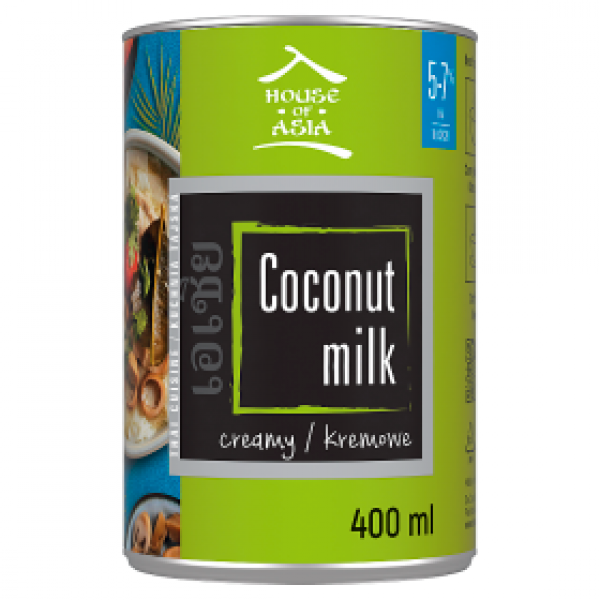 House of Asia mleczko kokosowe 5-7%  400ml