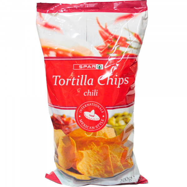 Chipsy tortilla Spar chili 