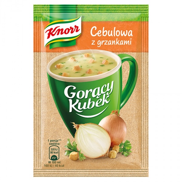 Knorr Gorący Kubek Cebulowa z grzankami 17g