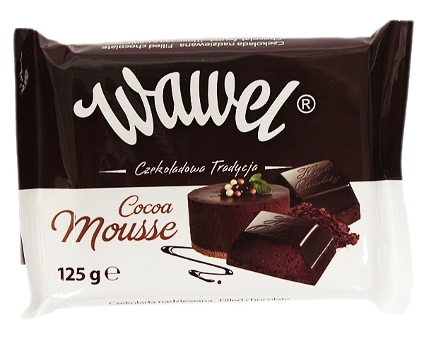 Czekolada Wawel nadziewana musem kakaowym 