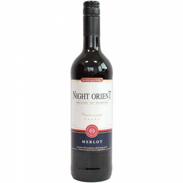 Wino bezalkoholowe Night Orient merlot 