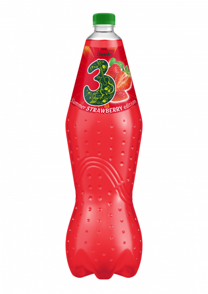 Napój gazowany Zbyszko 3 truskawka 