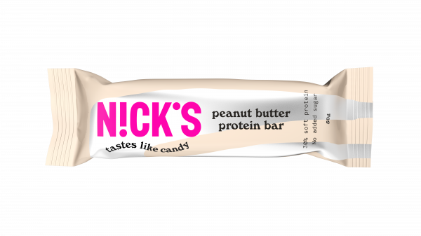 Baton Nick&#039;s peanut butter protein bar 