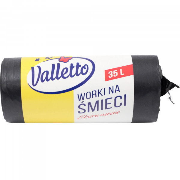 Worki na śmieci Valletto 35l ekstramocne 15 szt 