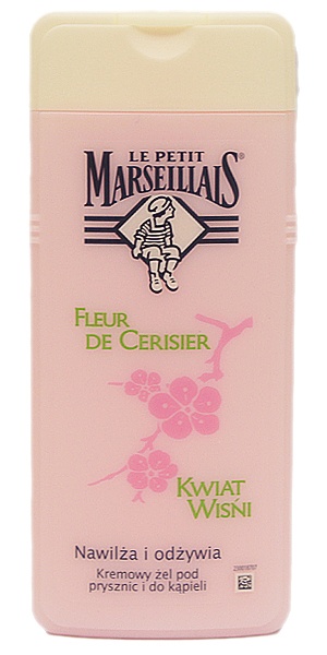 Le Petit Marseillais żel pod prysznic i do kąpieli 2w1 kwiat wisni 