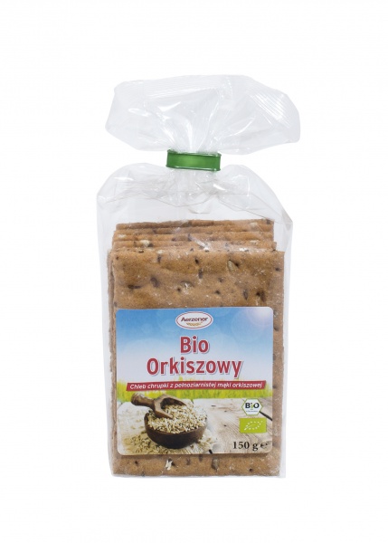 Chleb chrupki orkiszowy pełnoziarnisty bio 