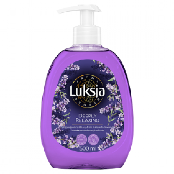 Luksja Aroma Senses Deeply Relaxing Pielęgnujące mydło w płynie o zapachu lawendy 500 ml