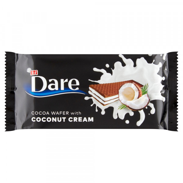 Wafle dare cocoa with coconut cream 