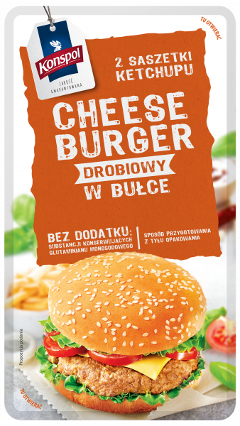 Cheeseburger Konspol drobiowy 