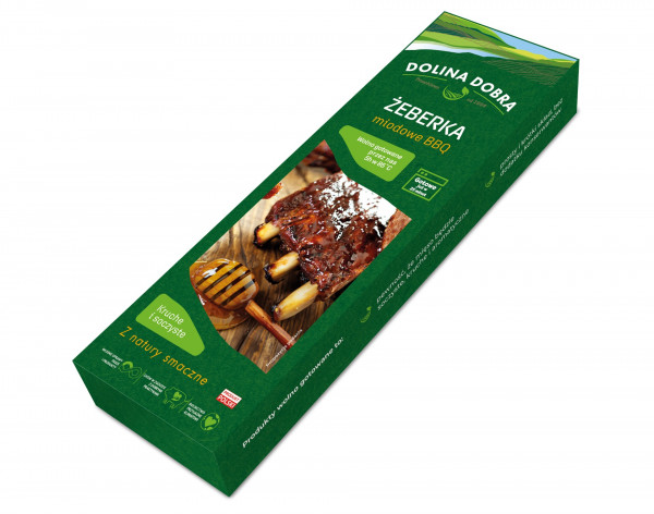 ŻEBERKA MIODOWE BBQ  730 g DOLINA DOBRA