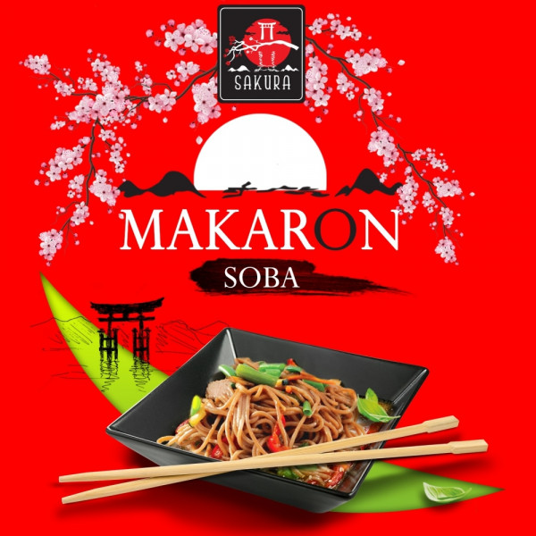 Makaron sakura soba świeży 200g 