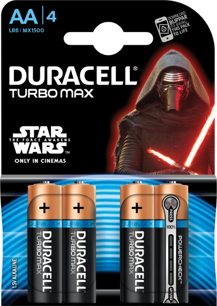 Baterie Duracell turbo Star Wars AA 4szt/op 