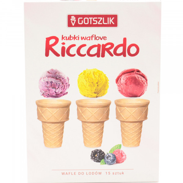 Wafle Gotszlik do lodów kubek Riccardo 15szt 
