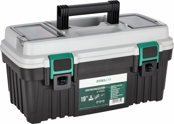 Skrzynka Stalco narzędziowa 19"plastik 