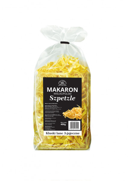 Makaron Wielkopolski kluski lane 3 jajeczny 400g