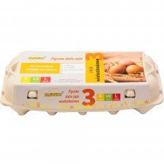 Jaja z chowu klatkowego kl.L 10 szt 