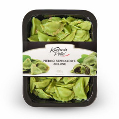 Kuchnia Polki Pierogi szpinakowe zielone 400 g