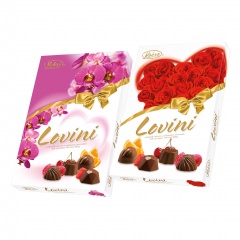 Bombonierka lovini czekoladki mleczne nadziewane mix smaków 