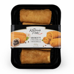 Krokiety Kuchnia Polki mozarella i pieczarka 