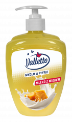 Mydło w płynie Valletto mleko i miód 