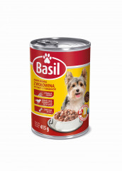 Karma dla psa Basil z wołowiną puszka 