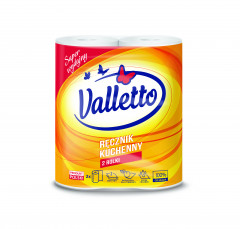 Ręcznik papierowy Valletto biały celulozowy 2szt 