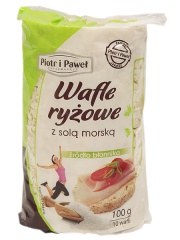 Wafle ryżowe z solą morską - Piotr i Paweł 