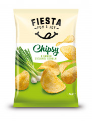 Chipsy Fiesta smak zielonej cebulki 