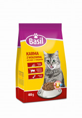 Karma dla kota Basil sucha z wołowiną 