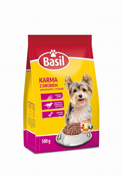 Karma dla psa Basil sucha dla małych ras z drobiem