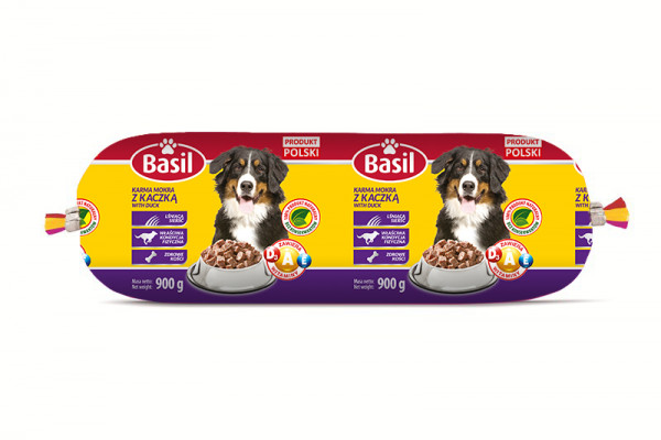 Karma dla psa Basil baton z kaczką.